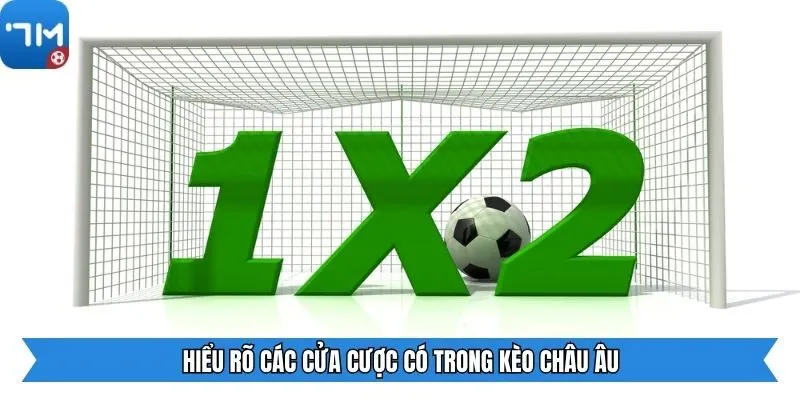 Hiểu rõ các cửa cược có trong kèo Châu Âu